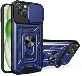 Husa pentru iPhone 15 Plus - Techsuit CamShield Series - Blue 