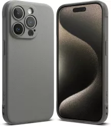 Husa pentru iPhone 15 Pro - Ringke Onyx - Gray 
