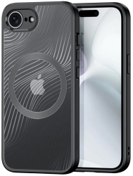 Husa pentru iPhone SE 4 2024 - Dux Ducis Aimo MagSafe Series - Black 