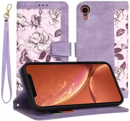 Husa pentru iPhone XR - Techsuit FlipCraft - Mysterious Purple 