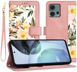 Husa pentru Motorola Moto G72 - Techsuit FlipCraft - Sweetheart Pink 