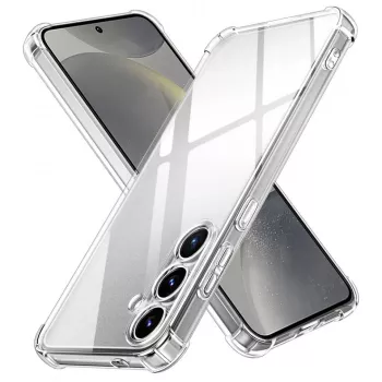 Husa pentru Samsung Galaxy S24 - Techsuit Shockproof Clear Silicone - Clear 