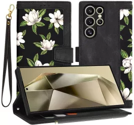 Husa pentru Samsung Galaxy S24 Ultra - Techsuit FlipCraft - Flowers of the Dawn 