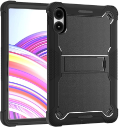Husa pentru Xiaomi Redmi Pad Pro / Poco Pad + Folie - Techsuit Rugged TabShell - Black 