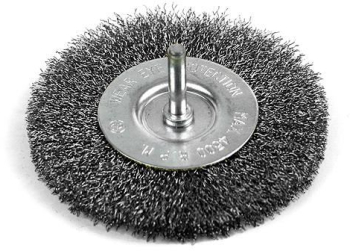 Perie sarma otel circulara cu tija 63 mm Strend Pro 