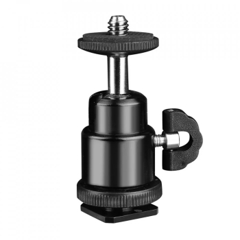 Adaptor Cold Shoe la 1/4 GoPro - Techsuit Action Camera BH-2 - Black 