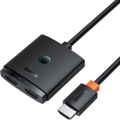 Adaptor HDMI la 2x HDMI 4K60Hz - Baseus Adapter AirJoy B01331105111-01 - Black 