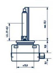 BEC XENON 85V D1S 4000 K NARVA