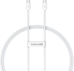 Cablu de Date Type-C la Type-C 30W 1m - Baseus P10365200211-00 - Moon White