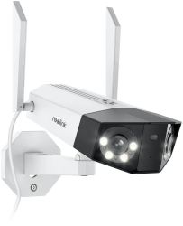 Camera de supraveghere Reolink W730 WIFI cu lentile duble rezolutie de 8MP detectare Persoana/Vehicul unghi vizualizare orizontal 180&de 