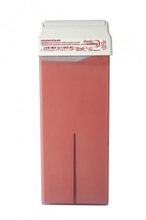 Ceara epilatoare cu colofoniu - roz Alveola Waxing Extra TiO2 100ml 