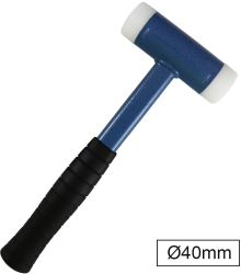 CIOCAN DIN PLASTIC FARA RECUL 40MM DIAM JBM 