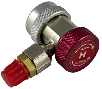 CUPLA RAPIDA DE INALTA PRESIUNE GAZ R134 - ROSU JBM 