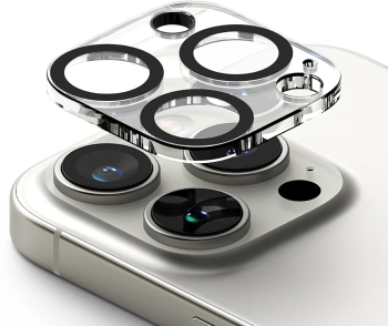 Folie Camera pentru iPhone 16 Pro / iPhone 16 Pro Max set 2 - Ringke Camera Protector Glass - Clear 