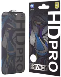 Folie pentru iPhone 15 Pro Max - Lito HD Pro Privacy - Black 