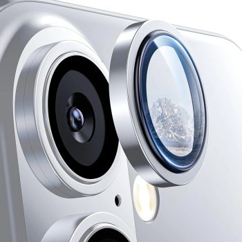 Folie pentru iPhone 16 / iPhone 16 Plus - Lito S+ Camera Glass Protector - White Titanium 