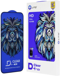 Folie pentru iPhone X / iPhone XS / iPhone 11 Pro - Lito D+ Pro Clear - Black 