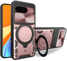 Husa pentru Google Pixel 9 / 9 Pro - Techsuit CamGuard Pro - Rose Gold 