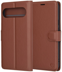 Husa pentru Google Pixel 9 Pro XL - Techsuit Leather Folio - Brown 