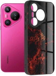 Husa pentru Huawei Pura 70 - Techsuit Glaze Series - Red Nebula 
