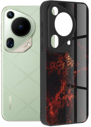 Husa pentru Huawei Pura 70 Ultra - Techsuit Glaze Series - Red Nebula