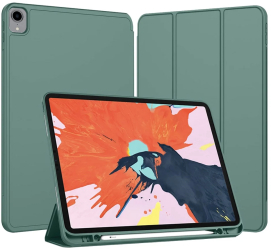 Husa pentru iPad Pro 12.9 2018/2020/2021/2022 - Techsuit Flex Trifold - Green 