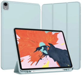 Husa pentru iPad Pro 12.9 2018/2020/2021/2022 - Techsuit Flex Trifold - Sky Blue 