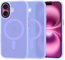 Husa pentru iPhone 16 Plus - Techsuit HaloFrost MagSafe Series - Light Purple 