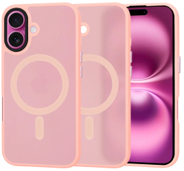 Husa pentru iPhone 16 Plus - Techsuit HaloFrost MagSafe Series - Pink 