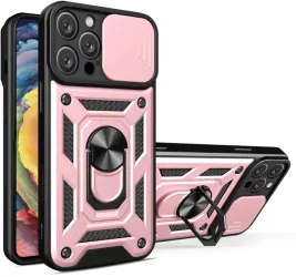 Husa pentru iPhone 16 Pro Max - Techsuit CamShield Series - Rose Gold 