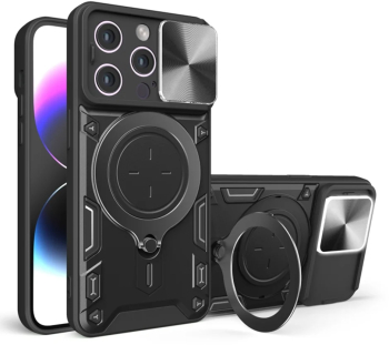 Husa pentru iPhone 16 Pro - Techsuit CamGuard Pro - Black 