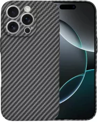 Husa pentru iPhone 16 Pro - Techsuit Carbonite FiberShell - Black 