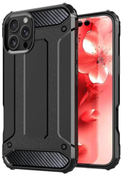 Husa pentru iPhone 16 Pro - Techsuit Hybrid Armor - Black 