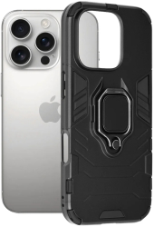 Husa pentru iPhone 16 Pro - Techsuit Silicone Shield - Black