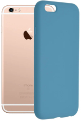 Husa pentru iPhone 6 / 6S - Techsuit Soft Edge Silicone - Denim Blue 