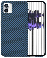 Husa pentru Nothing Phone 1 - Techsuit Carbonite FiberShell - Cyan 