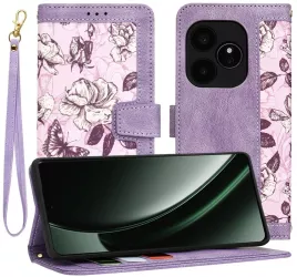 Husa pentru Realme GT 6 / GT 6T - Techsuit FlipCraft - Mysterious Purple 