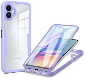 Husa pentru Samsung Galaxy A06 + Folie - Techsuit ColorVerse 360 Series - Purple 