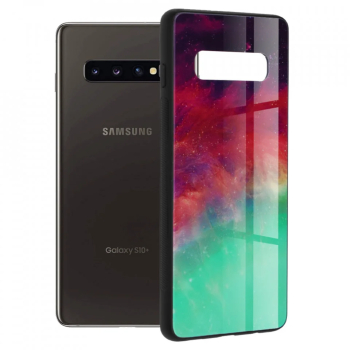Husa pentru Samsung Galaxy S10 Plus - Techsuit Glaze Series - Fiery Ocean 
