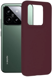 Husa pentru Xiaomi 14 - Techsuit Soft Edge Silicone - Plum Violet 