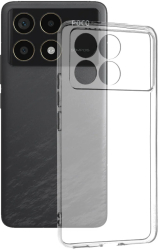 Husa pentru Xiaomi Poco F6 Pro - Techsuit Clear Silicone - Transparent 