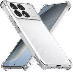 Husa pentru Xiaomi Poco F6 Pro - Techsuit Shockproof Clear Silicone - Clear