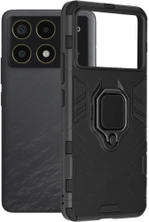 Husa pentru Xiaomi Poco F6 Pro - Techsuit Silicone Shield - Black 