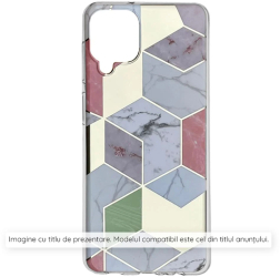 Husa pentru Xiaomi Redmi A3 - Techsuit Marble Series - Purple Hex 