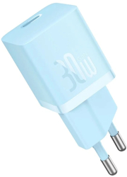 Incarcator Type-C Fast Charging GaN 30W + Cablu Type-C 100W 1m - Baseus P10110902313-00 - Galaxy Blue 