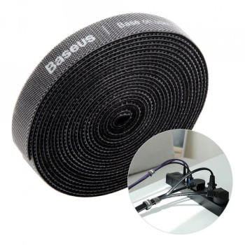 Organizator Cabluri cu Velcro 3m - Baseus ACMGT-F01 - Black 