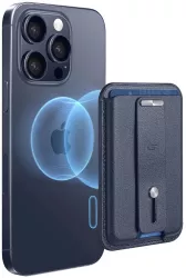 Portofel pentru Telefon cu Functie de Suport Birou - ESR - Blue Titanium 