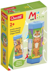 Puzzle Quercetti Tubo Mix & Match Animale 