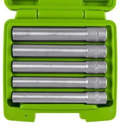 SET 5BUC CHEI TUBULARE HEXAGONALE LUNGI 120MM 3/8 JBM 