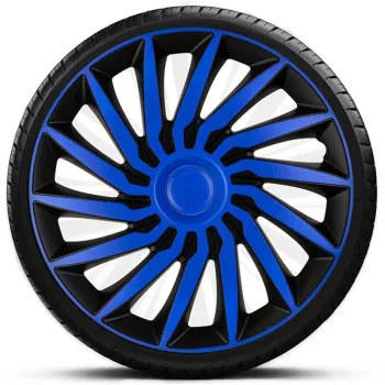 SET CAPACE ROTI 16 ALBASTRU-NEGRU CU INEL ALBASTRU KENDO 